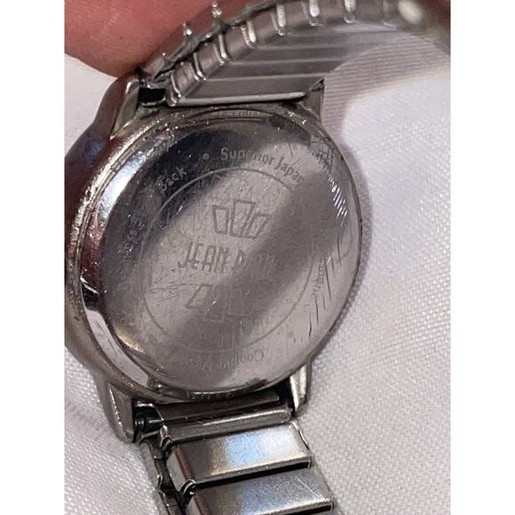 Ladies Jean Paul Crystal Blue Dial Adjustable Expansion Band Watch Needs New Bat - Picture 3 of 7